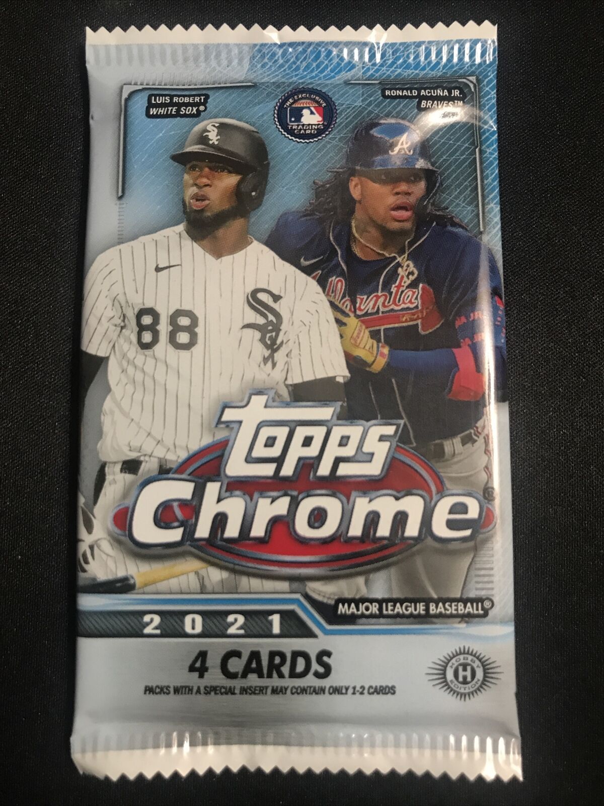 2021 Topps Chrome Baseball Sealed Hobby Pack